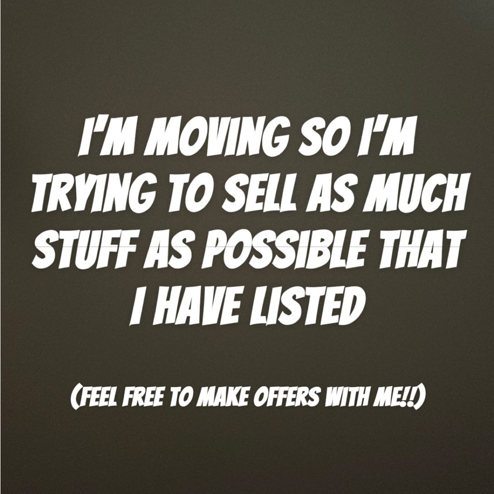 Moving Sale Announcement Sign